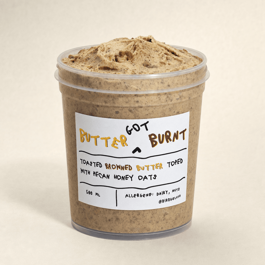 Butter got burnt gelato pint